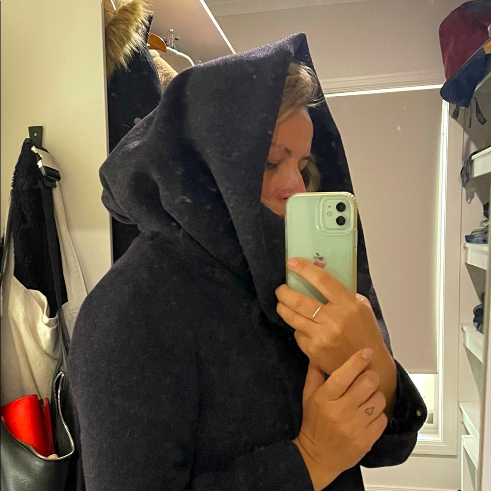 Zara wool winter coat size 12 - Picture 3 of 4